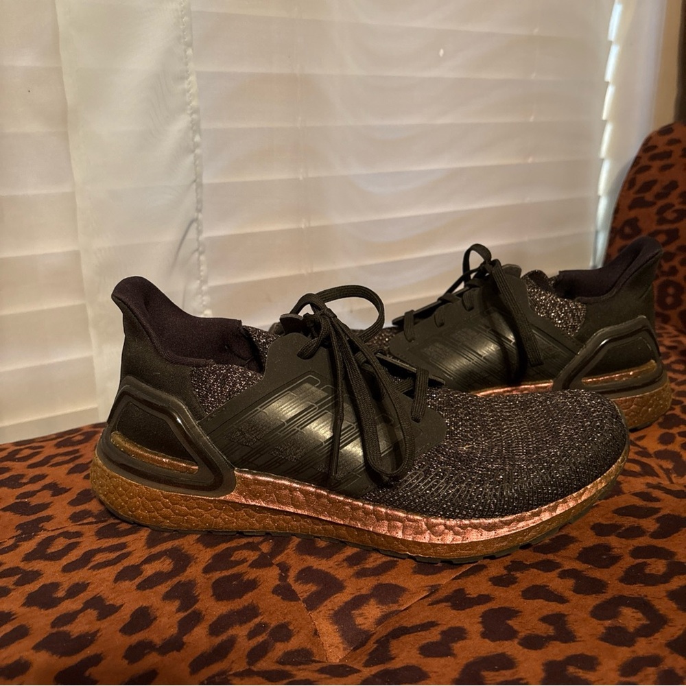 Adidas Ultraboost 20 black/signal pink in excellent condition